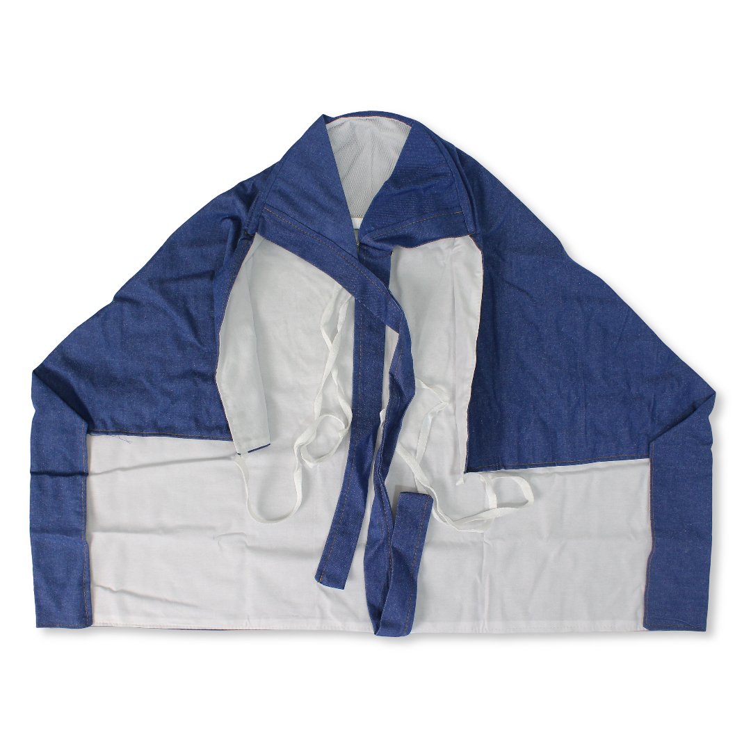 Breastfeeding Cover – Blue with Tree Print