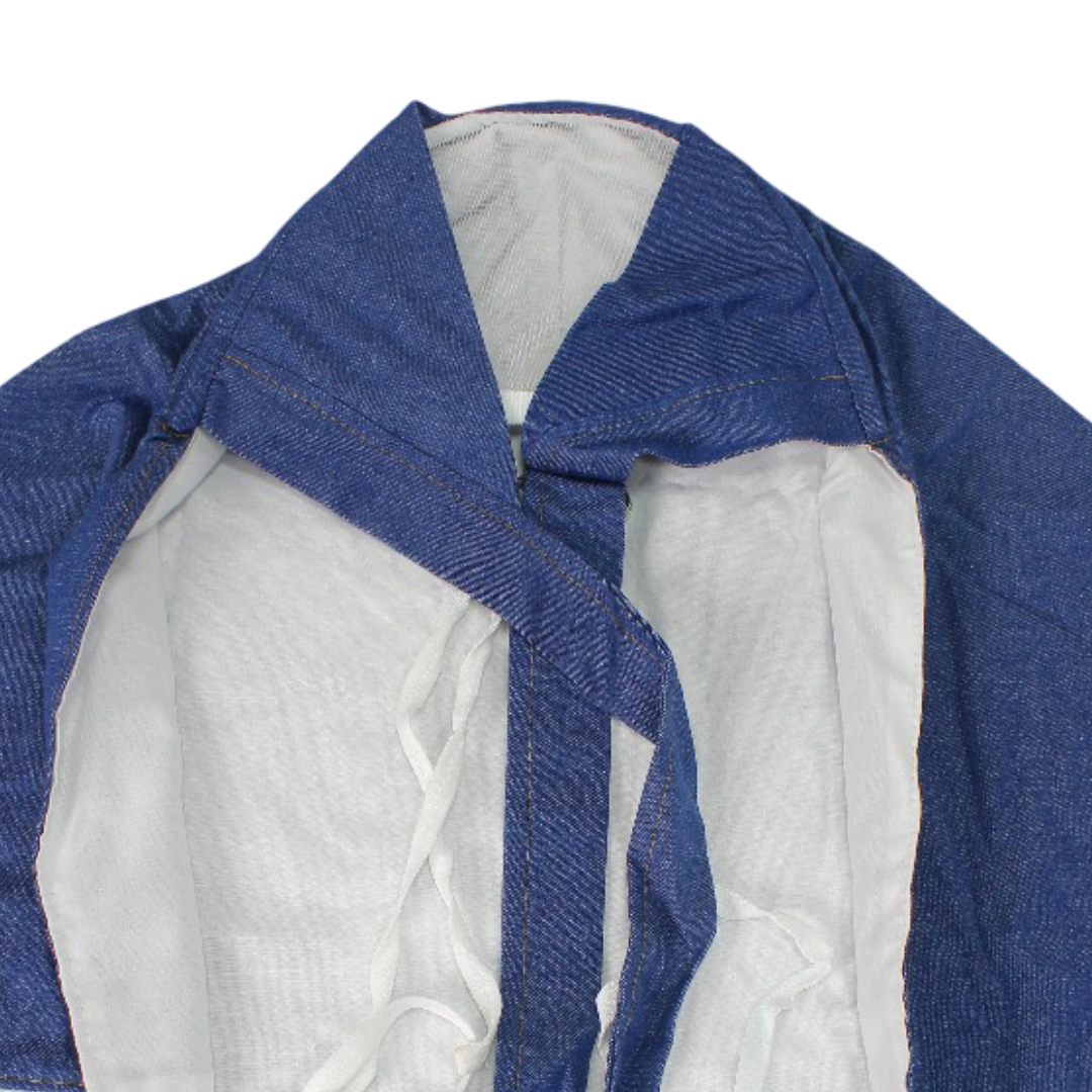 Breastfeeding Cover – Blue with Tree Print