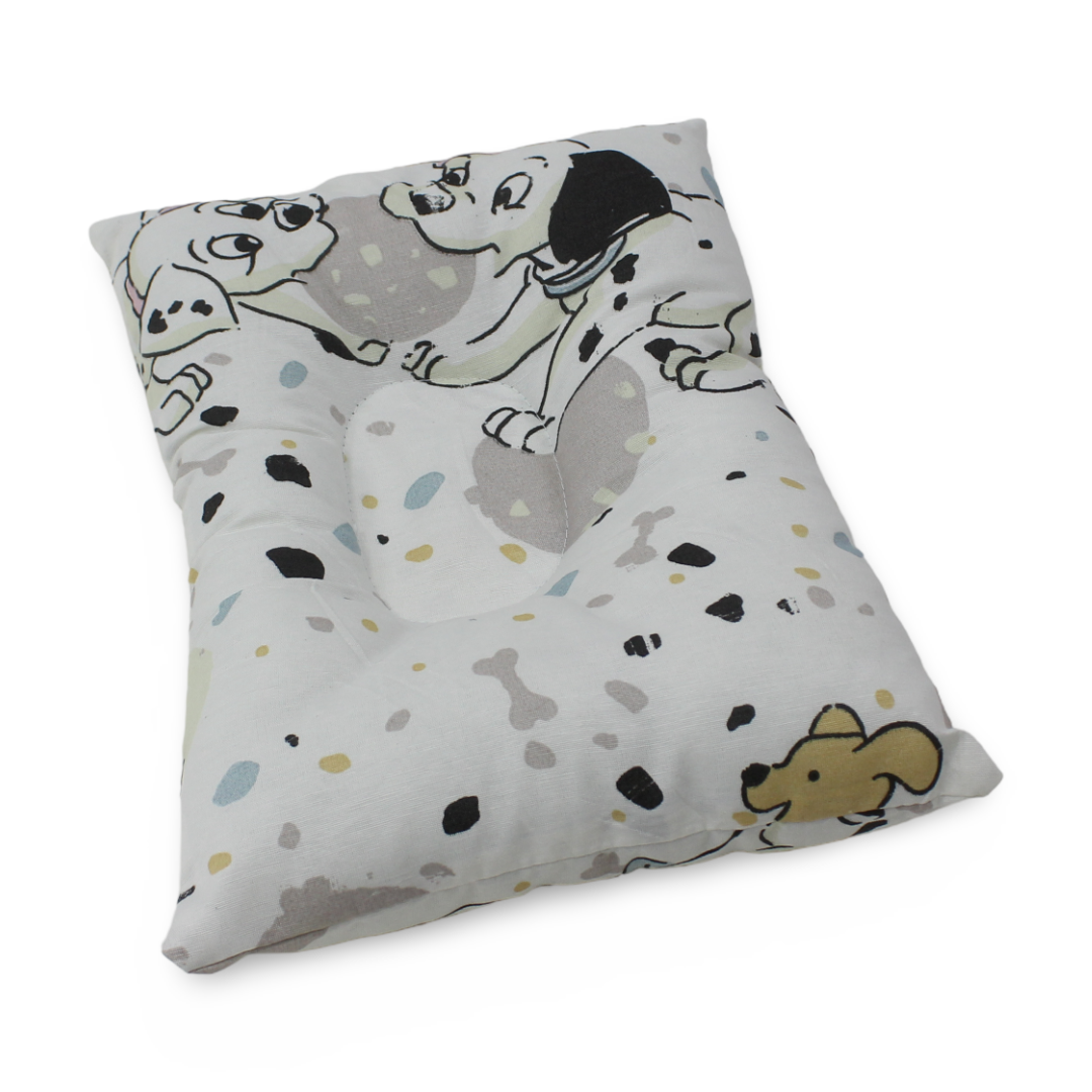Small Pillow – White with 101 Dalmatians Print