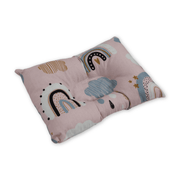 Small Pillow – Pink with Cloud Print