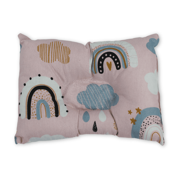 Small Pillow – Pink with Cloud Print