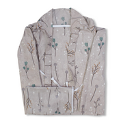 Cotton Nursing Cover – Beige with Flower Print