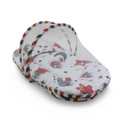Kiddy Cotton Mosquito Net – Off-White with Koala Print