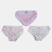 Girls Cotton Pantie – Colorful Panties (Pack of 3)