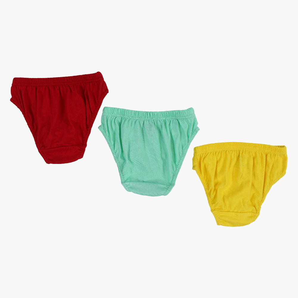 Boys Cotton Briefs – Avengers Theme (Pack of 3) - Assorted Colors