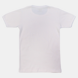 Unisex White Short-Sleeved Undershirt