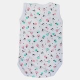 Unisex Sleeveless Underwear Bodysuit – Assorted Prints