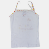 Girls' Sleeveless Undershirt – White