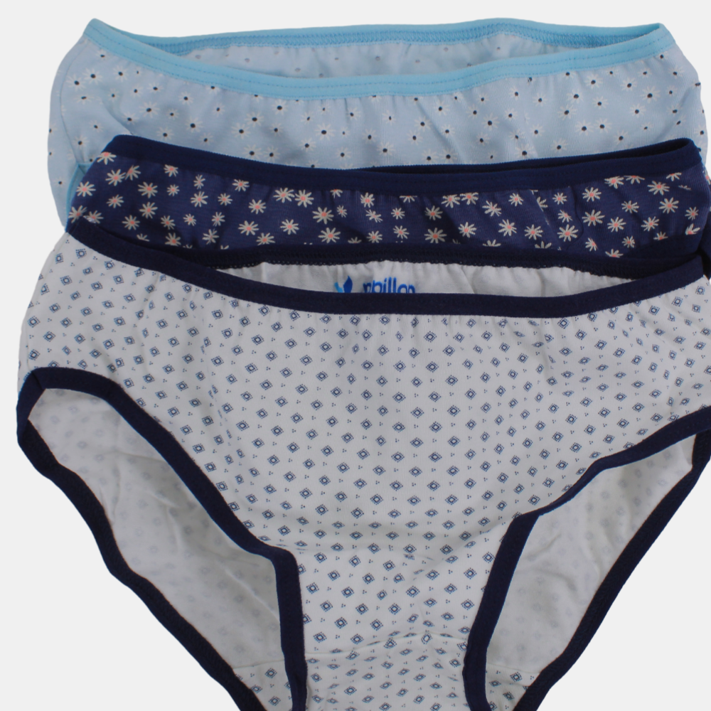 Girls Printed Panties – Pack of 3 (Assorted Prints)