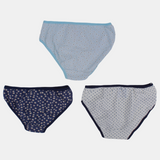 Kids Girls' Printed Panties – Pack of 3 (Assorted Prints)