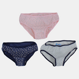 Kids Girls' Printed Panties – Pack of 3 (Assorted Prints)