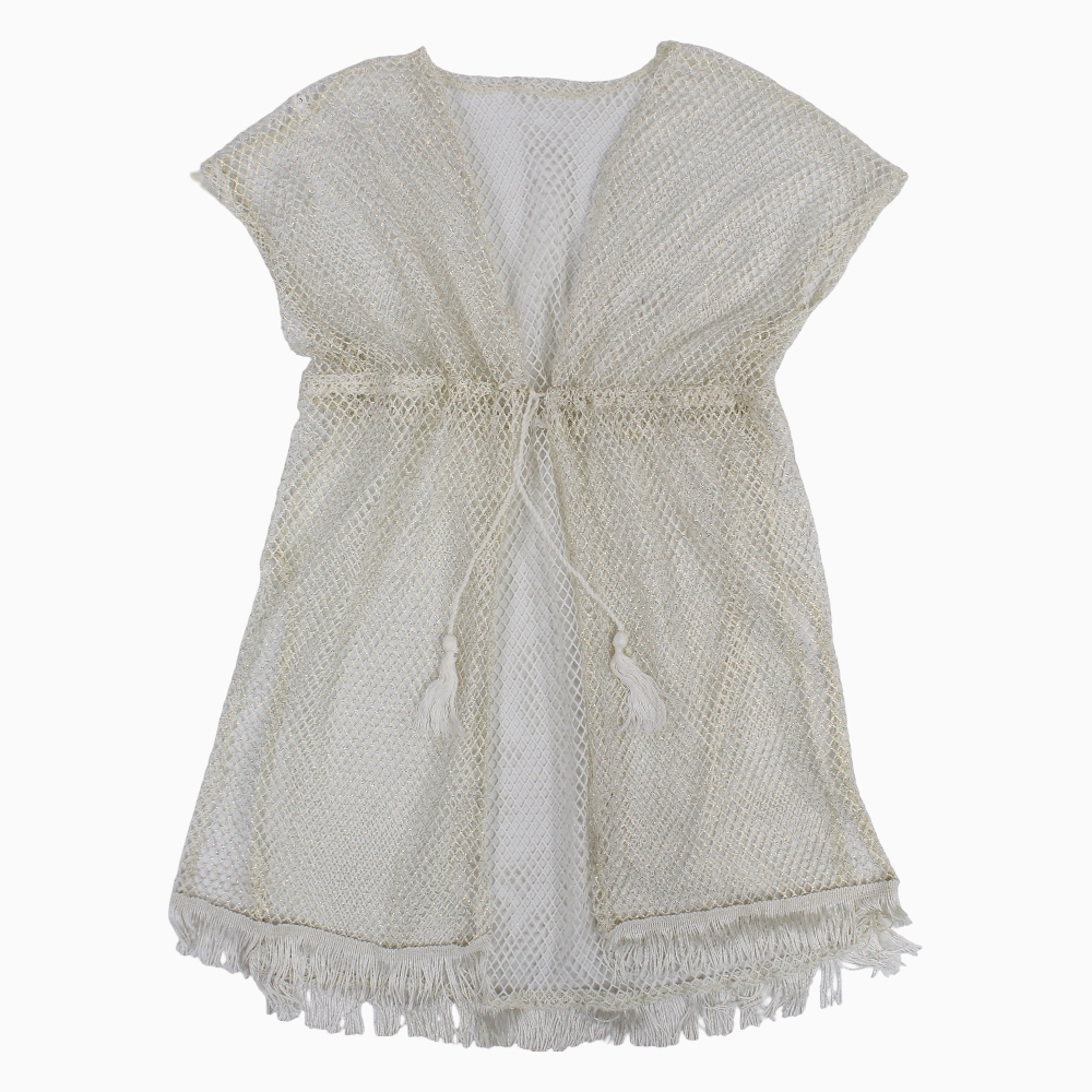 Girls Swimwear Cover-Up – Off-white