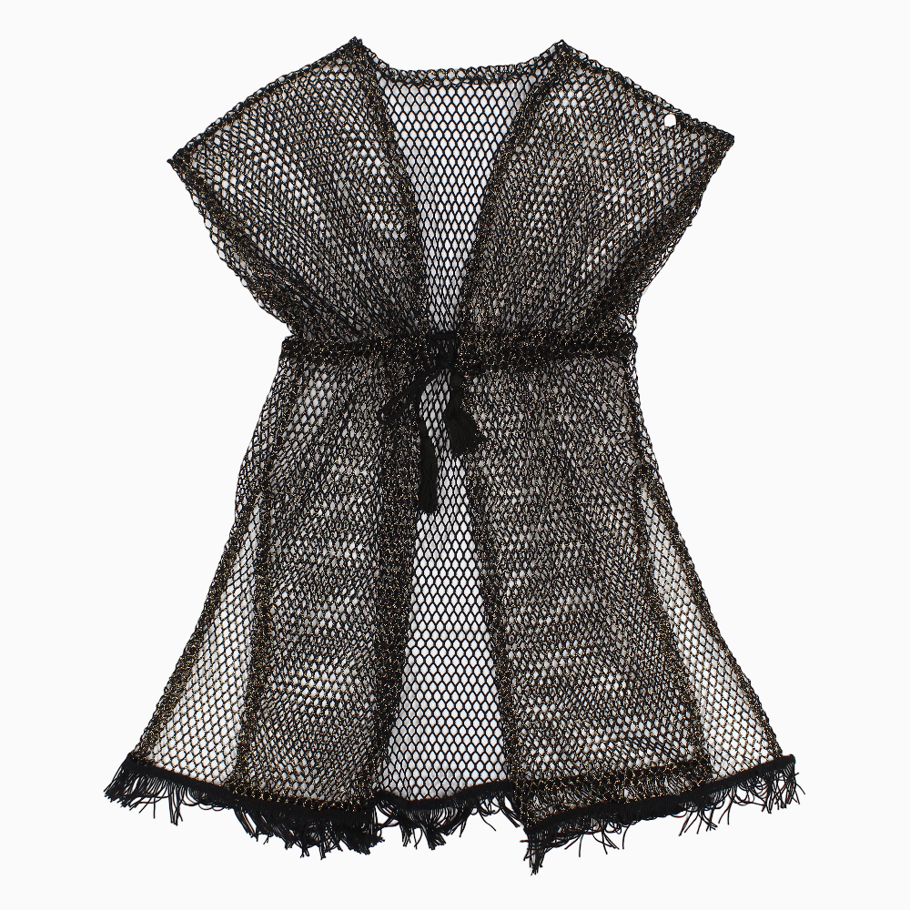 Girls Swimwear Cover-Up – Black