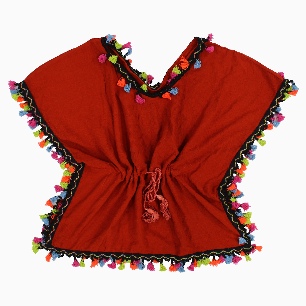 Girls Swimwear Cover-Up – Brick