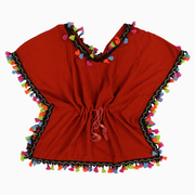 Girls Swimwear Cover-Up – Brick