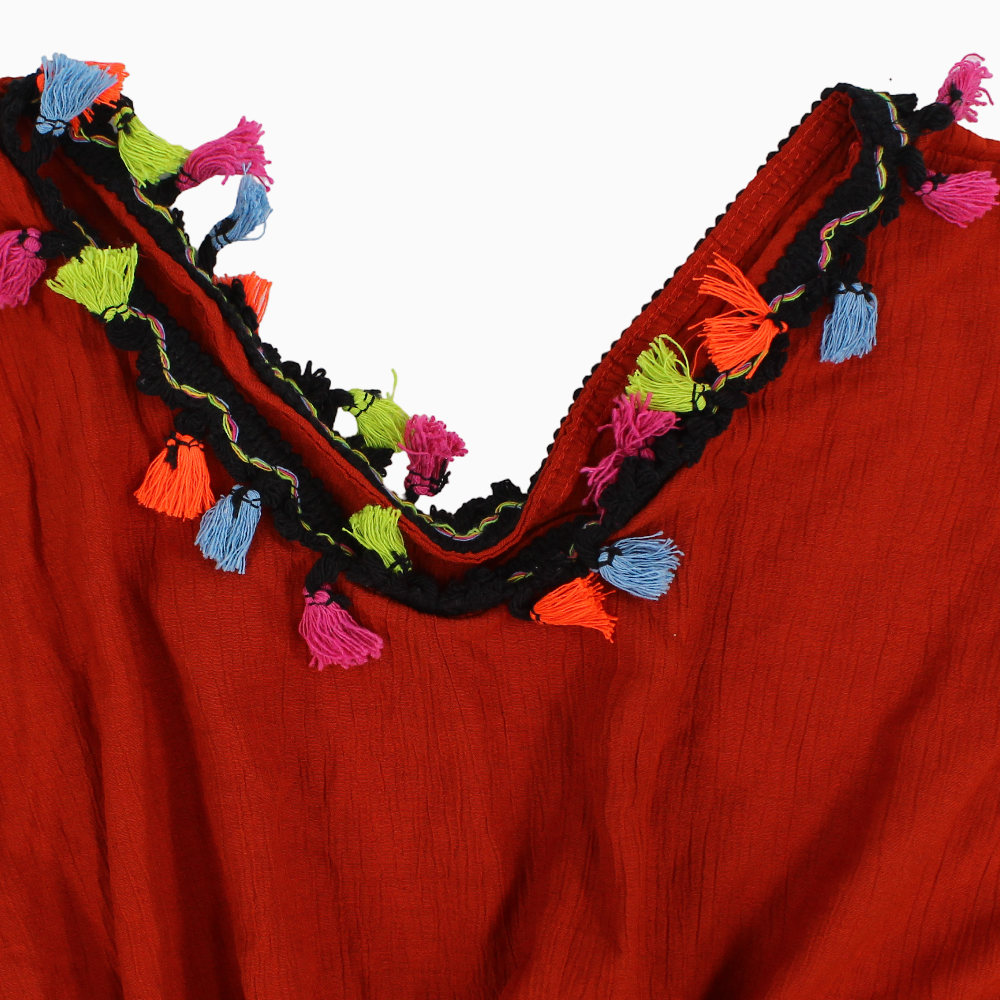 Girls Swimwear Cover-Up – Brick