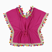 Girls Swimwear Cover-Up – Fuchsia