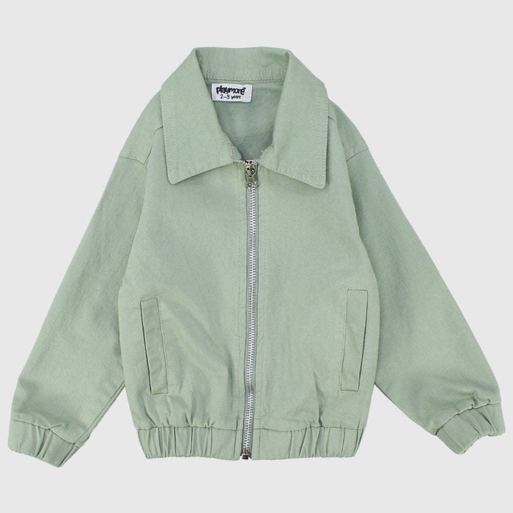 Mint Green Long-Sleeved Jacket