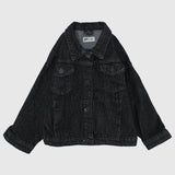 Unisex Black Jean Jacket