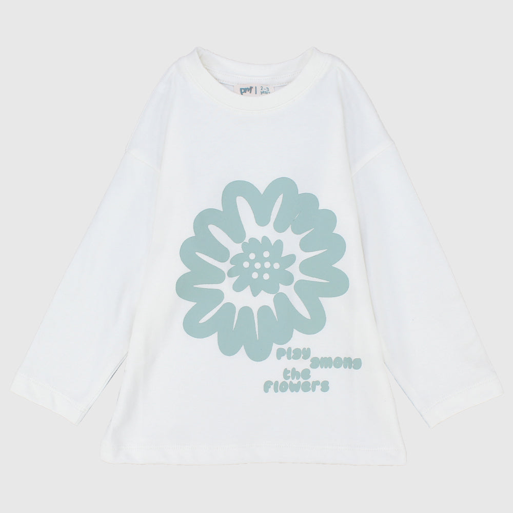 "Play among The Flowers" Long-Sleeved T-Shirt