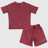 Unisex Maroon Outfit Set
