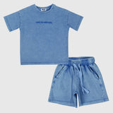 Unisex Blue Outfit Set