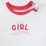 "Little Girl With Big Plans" Short-Sleeved T-Shirt