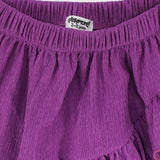 Purple Ruffled Skirt