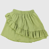 Green Ruffled Skirt