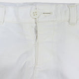 White Gabardine Shorts