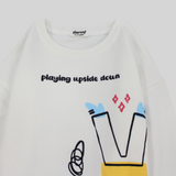 "Playing Upside Down" Long-Sleeved T-Shirt