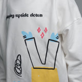 Unisex "Playing Upside Down" Long-Sleeved T-Shirt