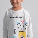 Unisex "Playing Upside Down" Long-Sleeved T-Shirt