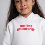 Unisex "Full Time Adventurer" Long-Sleeved Hoodie