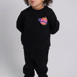 Unisex "Center Of My Universe" Black Long-Sleeved Sweatshirt