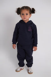 Unisex "Cool Kid" Navy 2-Piece Hooded Outfit Set