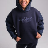 Unisex Navy "Cooler Than You" Long-Sleeved Hoodie