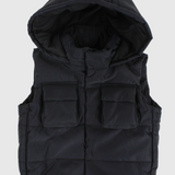 Unisex Black Puffer Vest