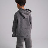 Unisex Grey washed Sweatpants