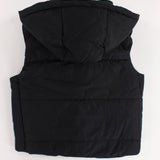 Unisex Black Puffer Vest