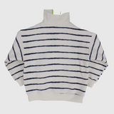 Unisex Striped Long-Sleeved Sweatshirt