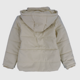 Unisex Beige Puffer Jacket