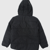 Unisex Black Puffer Jacket