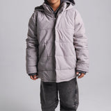 Unisex Grey Puffer Jacket