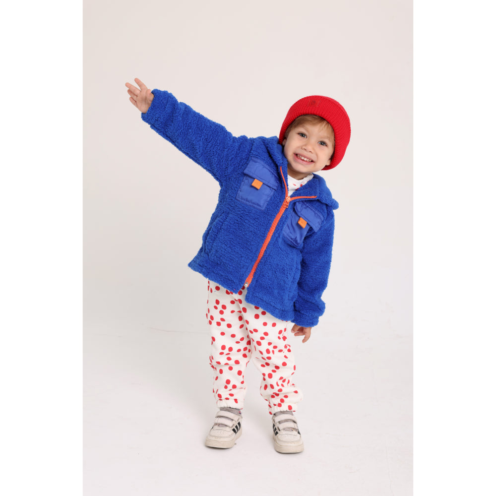 Unisex Fleeced Teddy Jacket – Blue