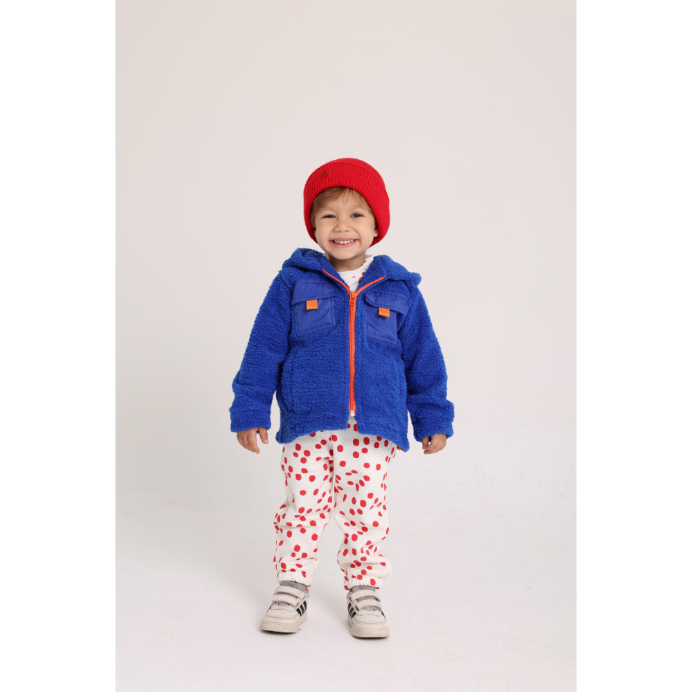 Unisex Fleeced Teddy Jacket – Blue