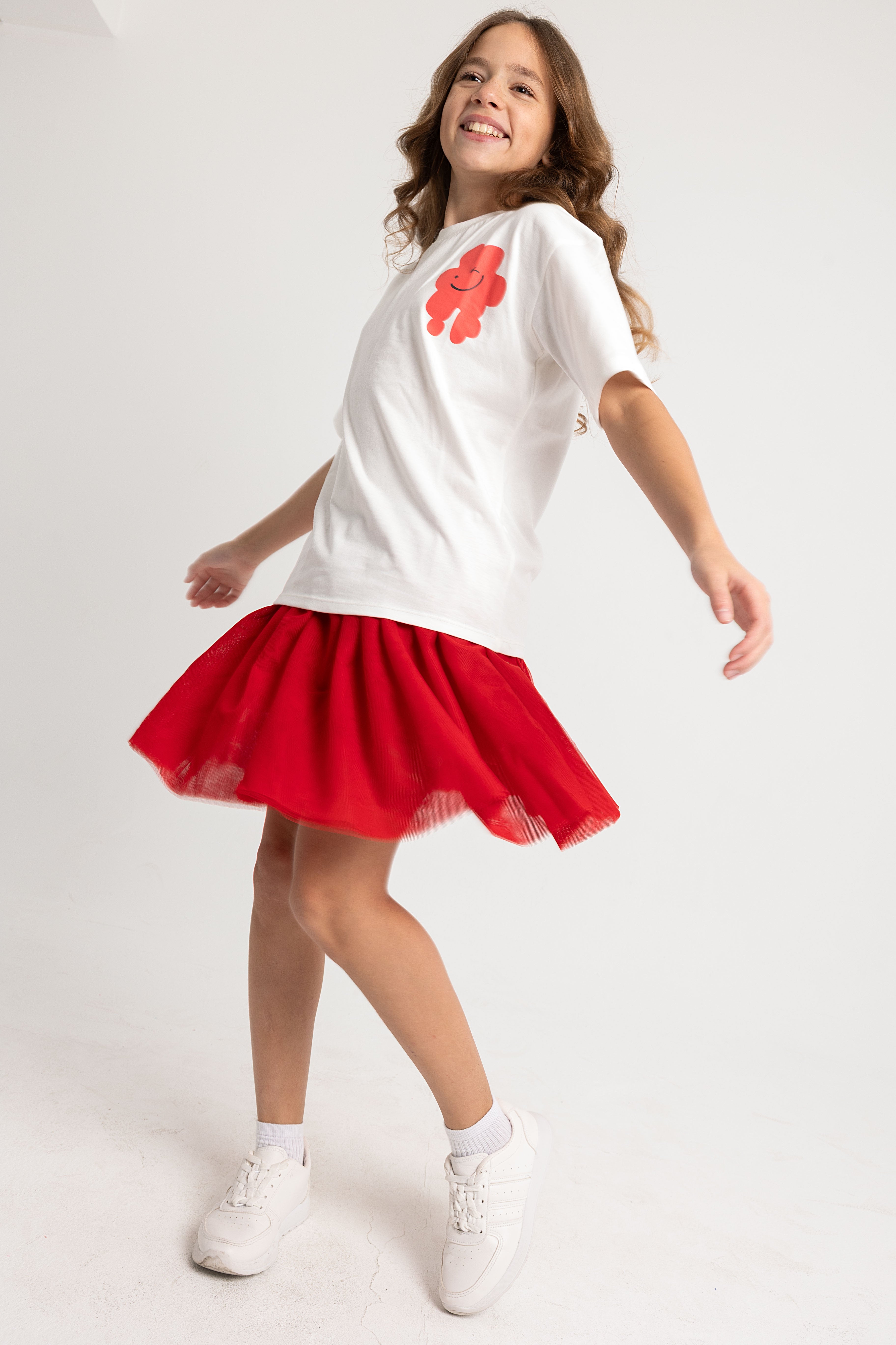 Red Tulle Skirt