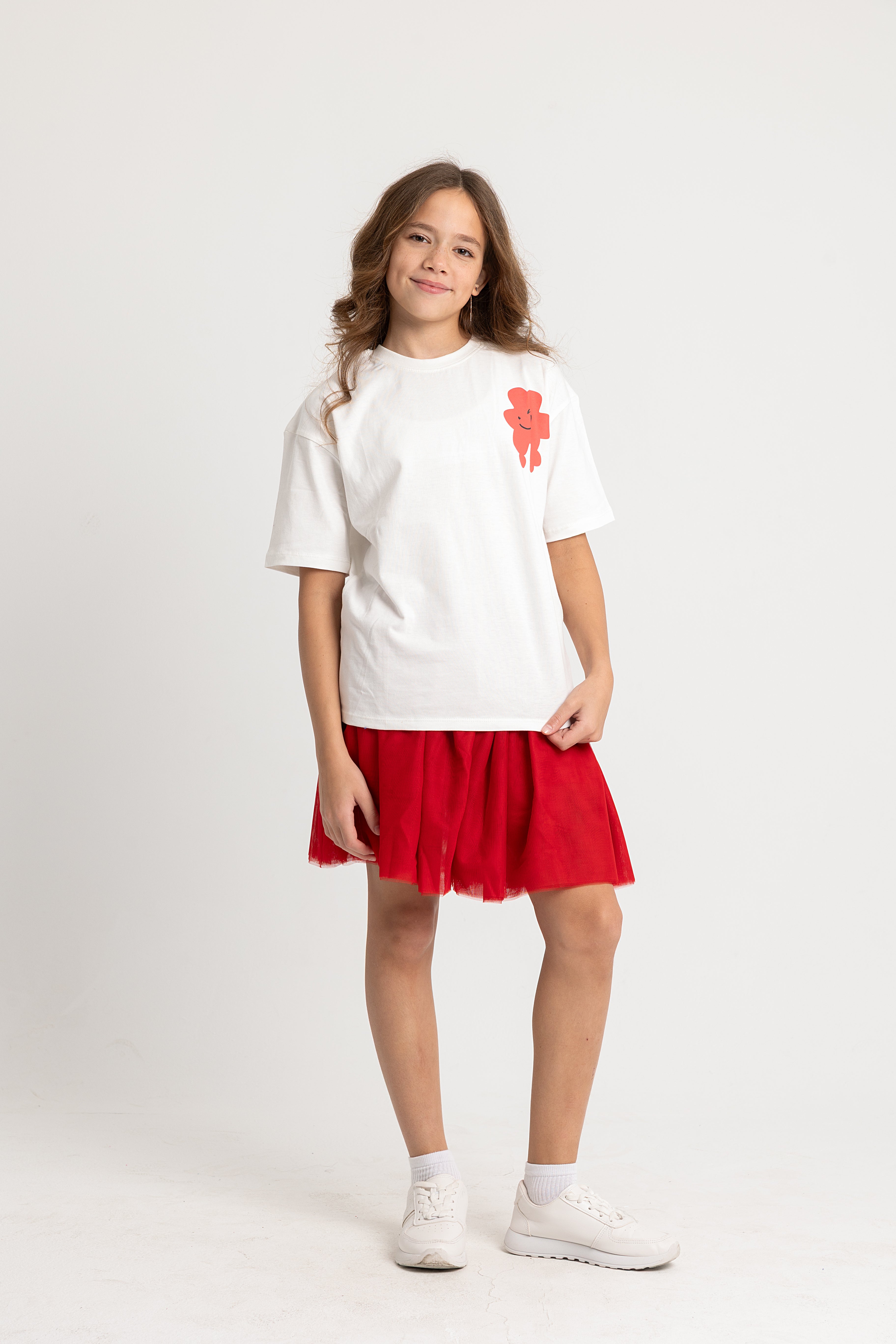 Red Tulle Skirt