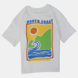 Unisex Short-Sleeved Cotton T-Shirt – White "North Coast Lovers Club"