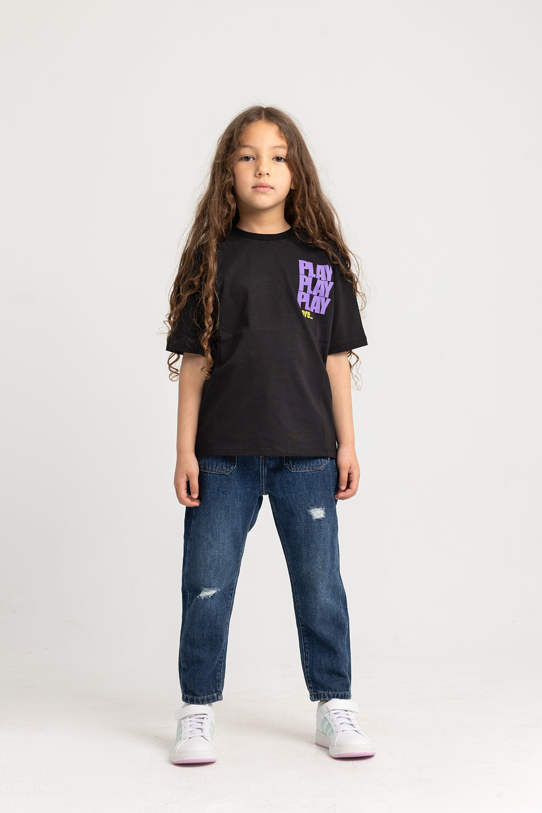 Unisex "PLAY PLAY PLAY MORE" Short-Sleeved T-Shirt – Black